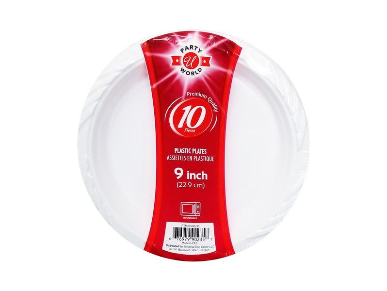 White Microwave Plate