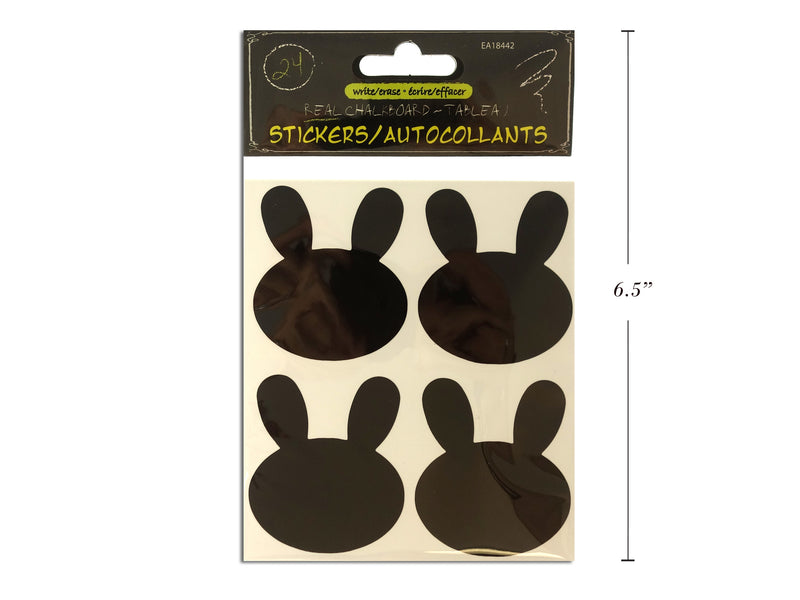 Easter Chalk Board Bunny Stickers