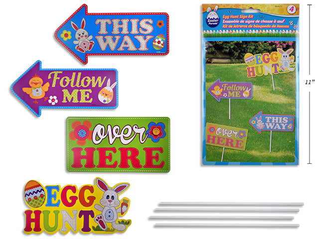 Easter Egg Hunt Sign Kit