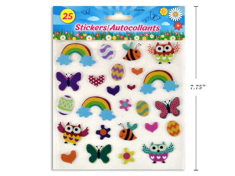 Easter Spring PVC Puffy Stickers