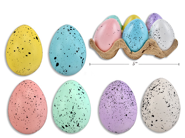 Speckled Pastel Easter Eggs On Eggcrate