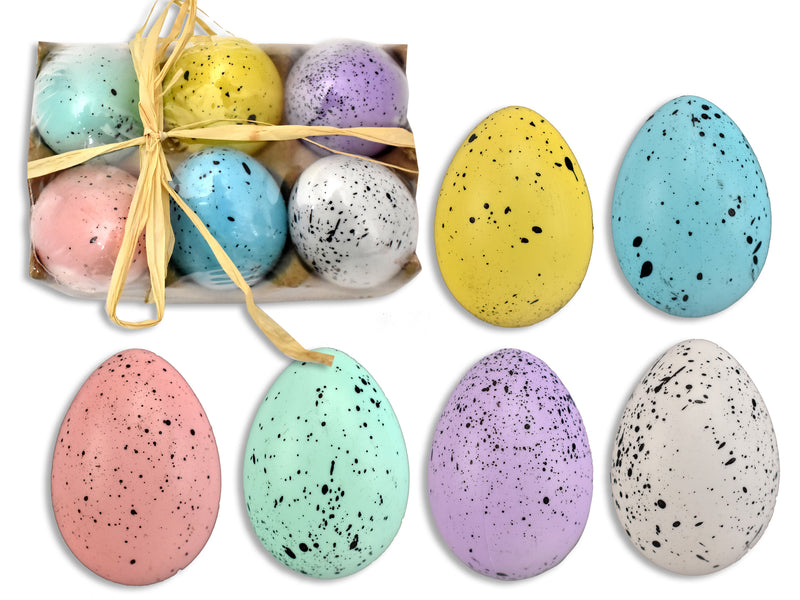 Speckled Pastel Easter Eggs On Eggcrate