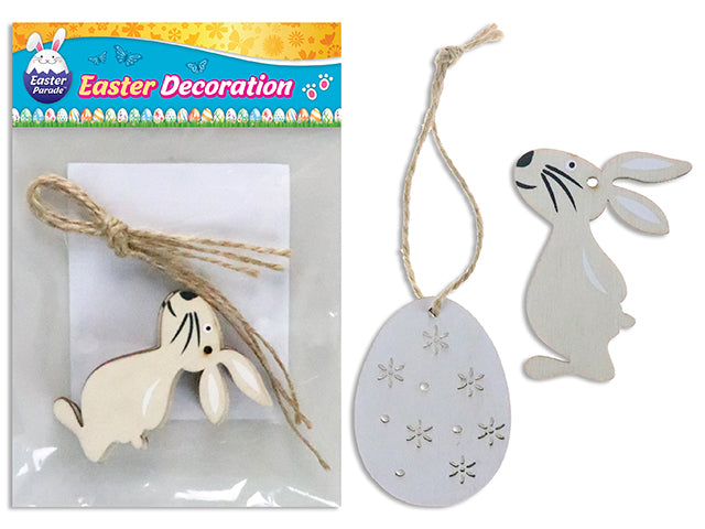 Easter Wooden Die Cut Character Hanging Decor