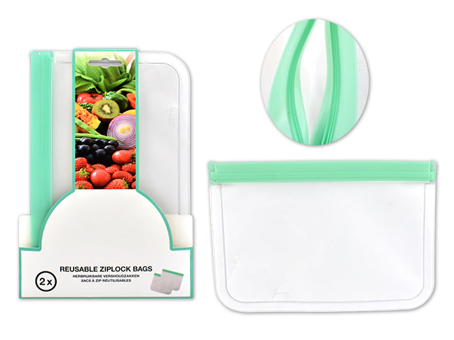 Reusable Zipper Food Storage Bag Medium