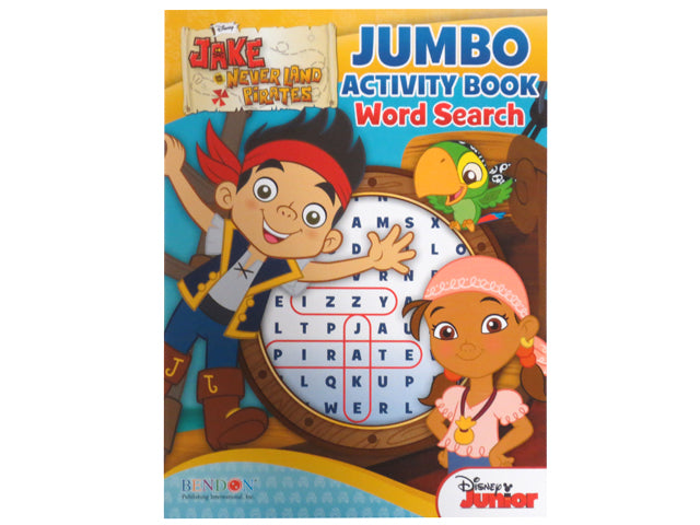 Disney Jake And The Neverland Pirates Jumbo Word Sea Jumbo Color And Activity Book