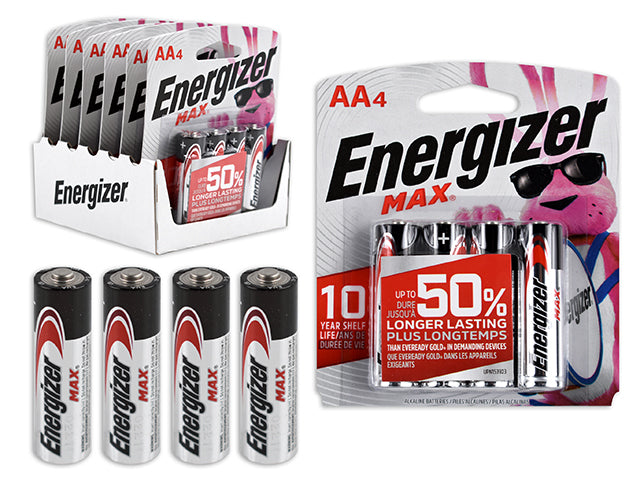 Energizer AA Batteries 4 Pack