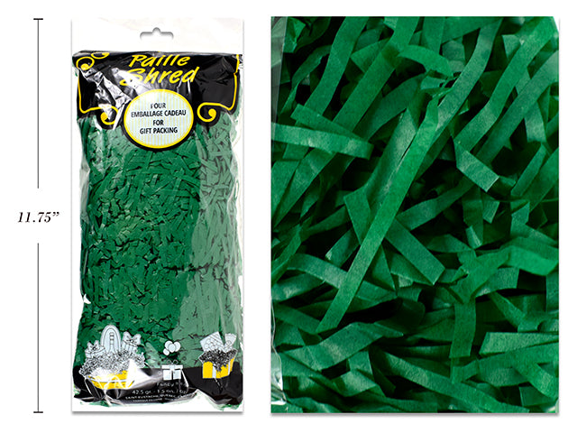 Zig Zag Shred Paper Green Forest 42.5G