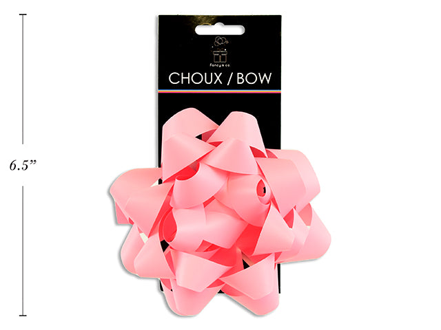 Star Bow 5'' Matte Pink