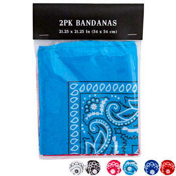 Polyester Bandana 2 Pack