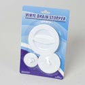 Vinyl Drain Stopper 3 Pack