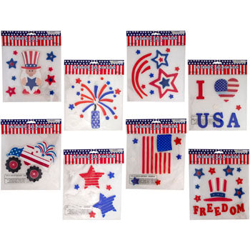 Patriotic Gel Stickers