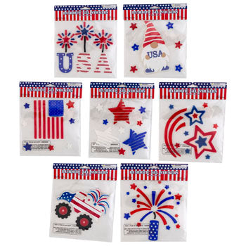 Patriotic Gel Stickers