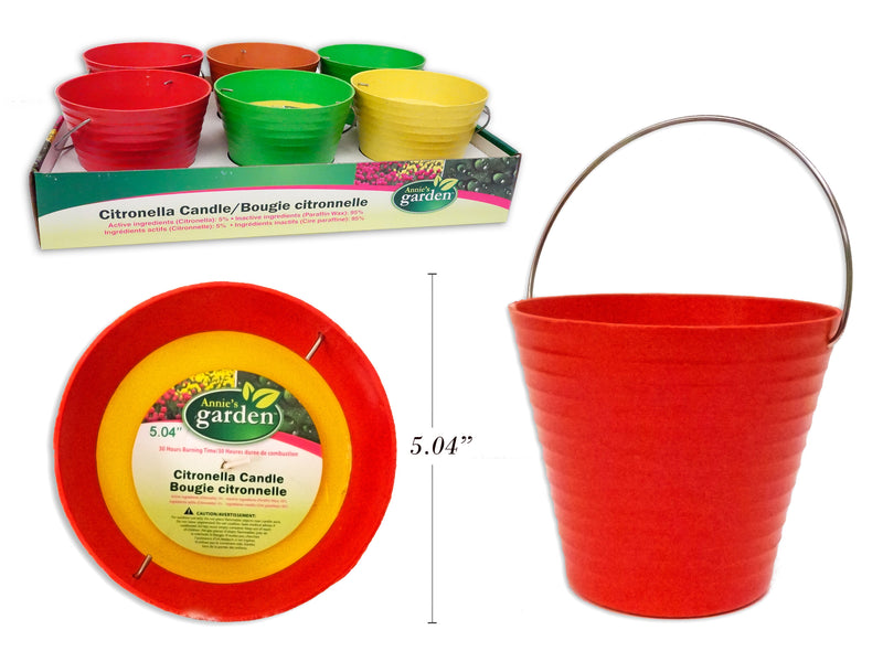 Citronella Candle In Plant Fiber Pot