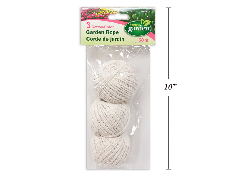 Cotton Garden Rope 3 Pack