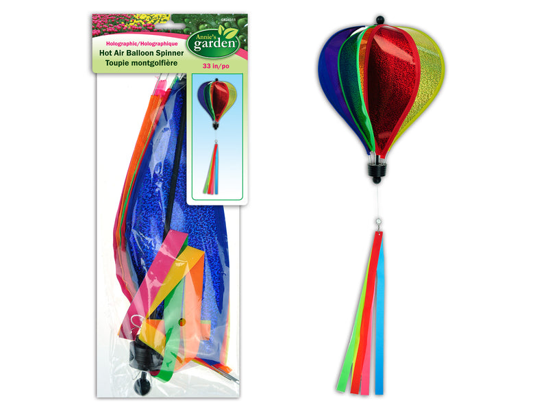 Holographic Hot Air Balloon Spinner