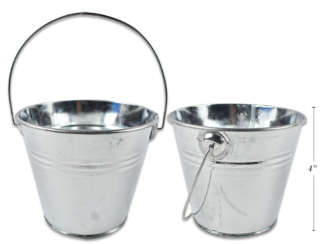 Galvanized Metal Pail With Handle
