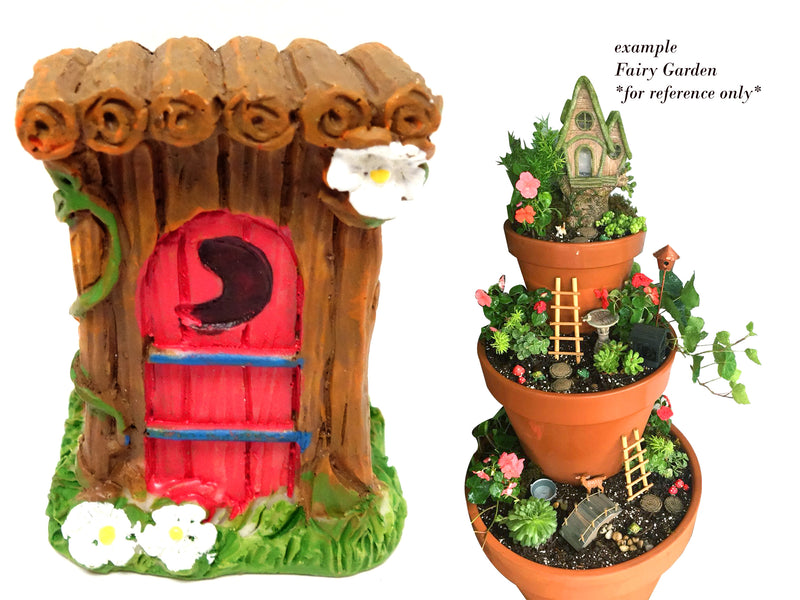 Polyresin Fairy Garden Outhouse