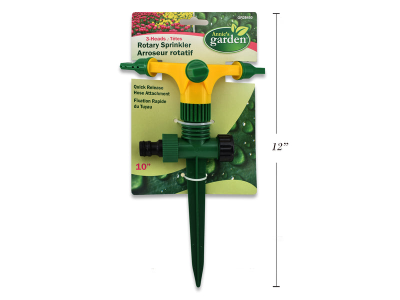 Rotary Sprinkler With Quick Release Hose Thread