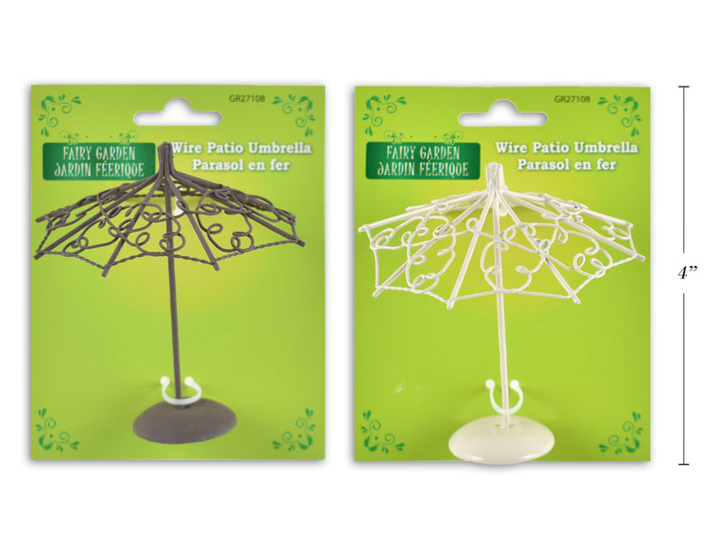 Fairy Garden Wire Patio Umbrella