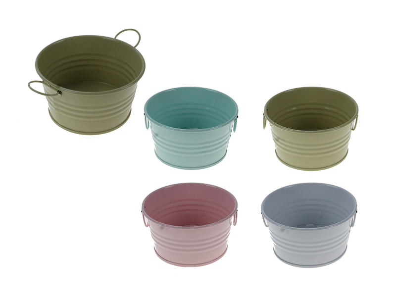 Pastel Mini Tin Wash Basin With Handles