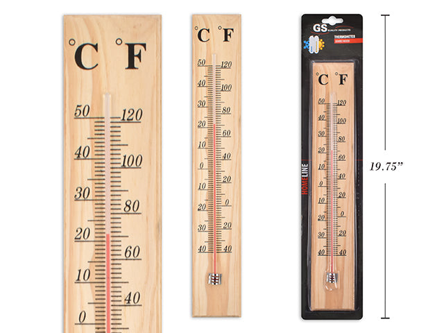 Wood Wall Thermometer