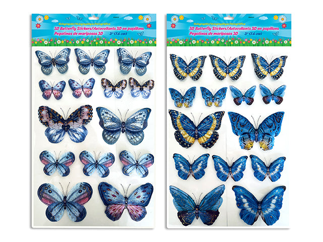 3D Holographic Butterfly Stickers