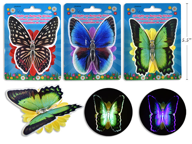 Light Up Butterfly Sticker