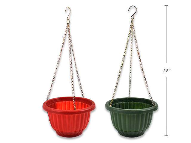 Plastic Hanging Planter With Chains Large