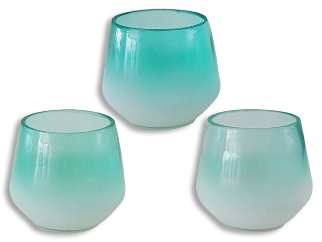 Gradient Glass Candle Holder