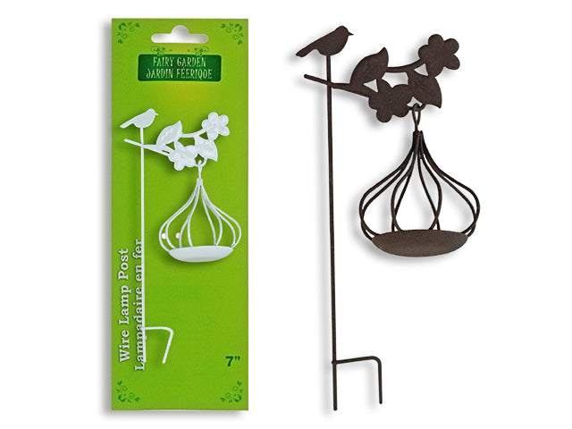 Fairy Garden Metal Dangling Bird Cage