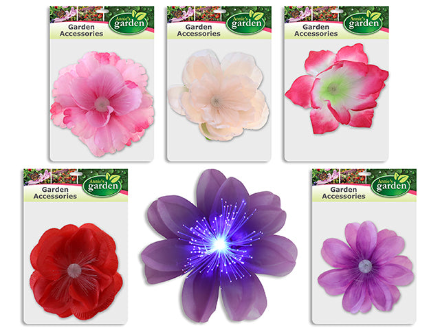 Fiber Optic Color Changing Flower Wall Decor