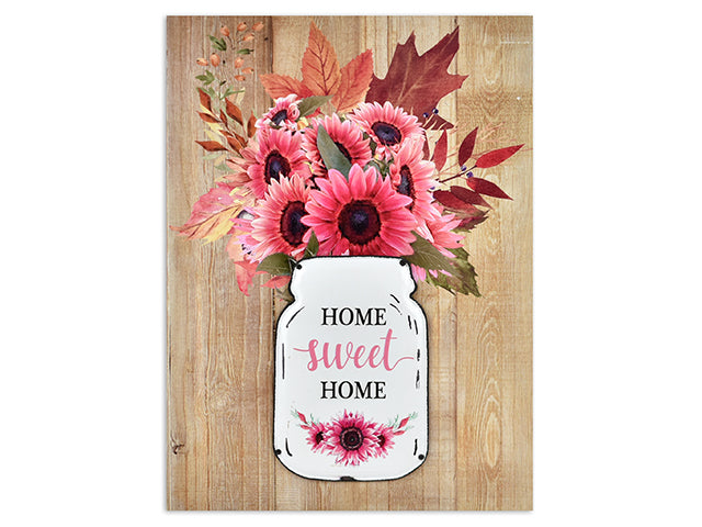 Floral Hanging Wall Plaque
