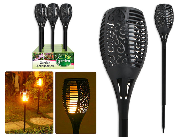 Solar Flame Torch Flickering Light Stake