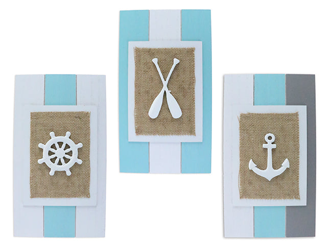 Nautical 3D Resin Wall Plaque