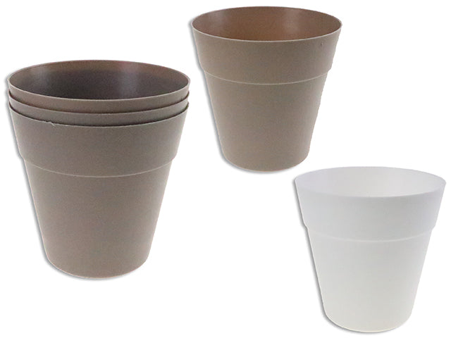 Solid Color Plastic Planter Small