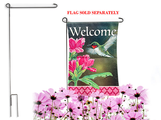 38.25In(L) X 17.5In(W) Heavy Duty Metal Garden Flag Pole. Cht.