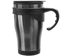 Silver Stainless Steel Travel Mug