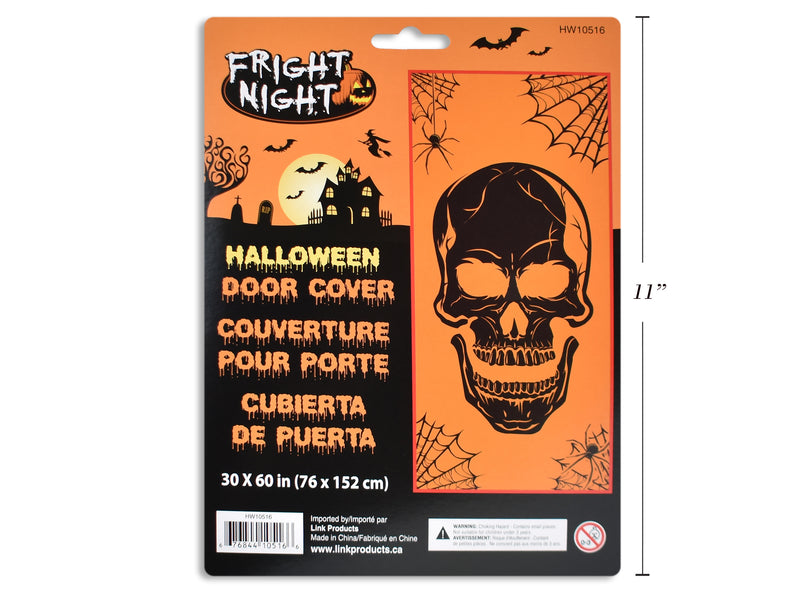 Halloween Skull Door Cover