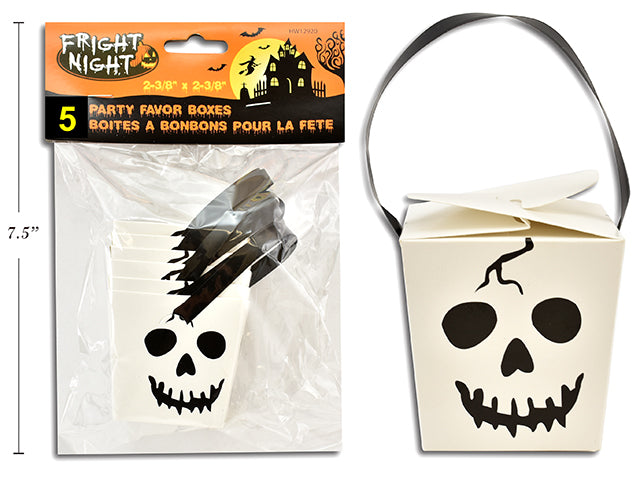 Halloween Party Favor Treat Box 6 Pack