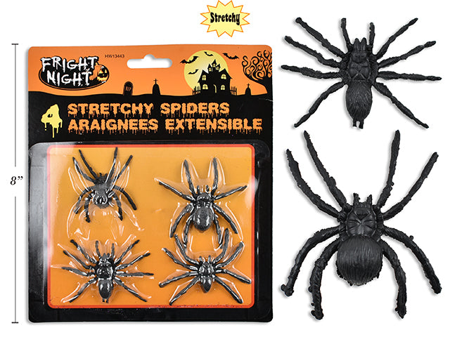 Stretchy Spiders 4 Pack