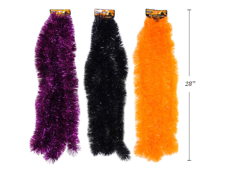 Halloween Solid Color Tinsel Garland