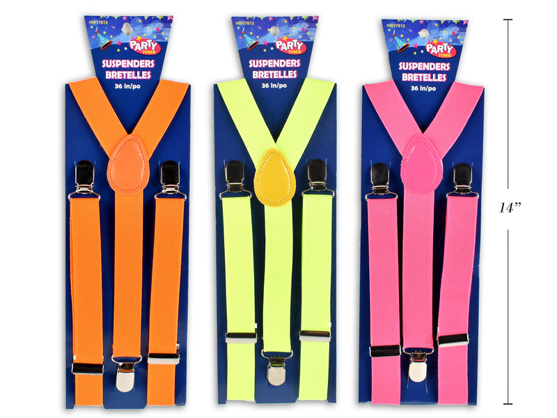 Neon Suspenders
