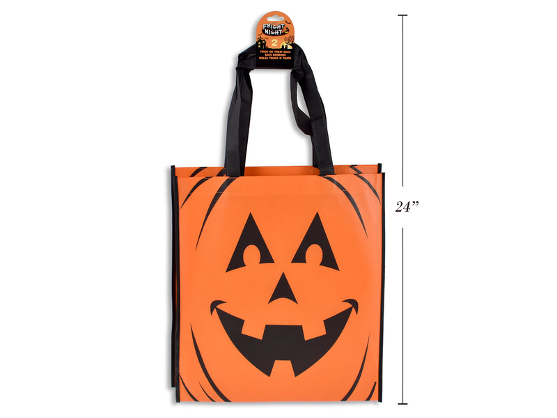 Halloween Printed Non Woven Trick Or Treat Bag 2 Pack