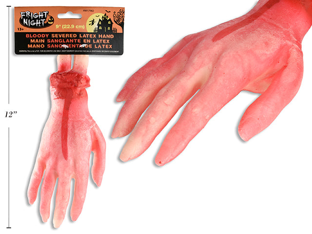 Bloody Severed Latex Hand