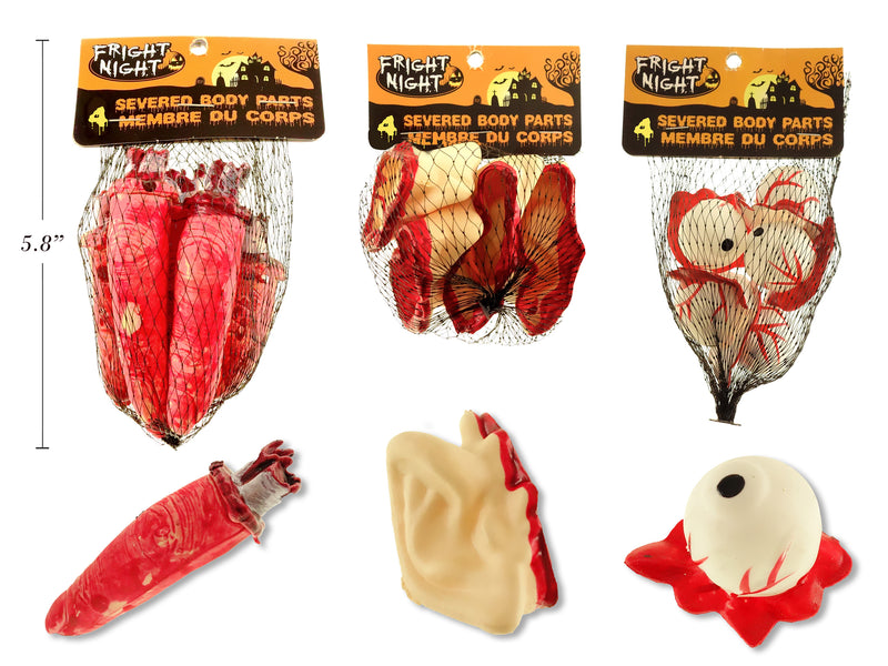 Bloody Severed Body Parts 5 Pack
