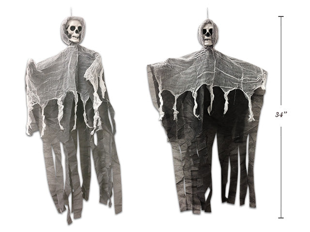 Hanging Skeleton With Shroud
