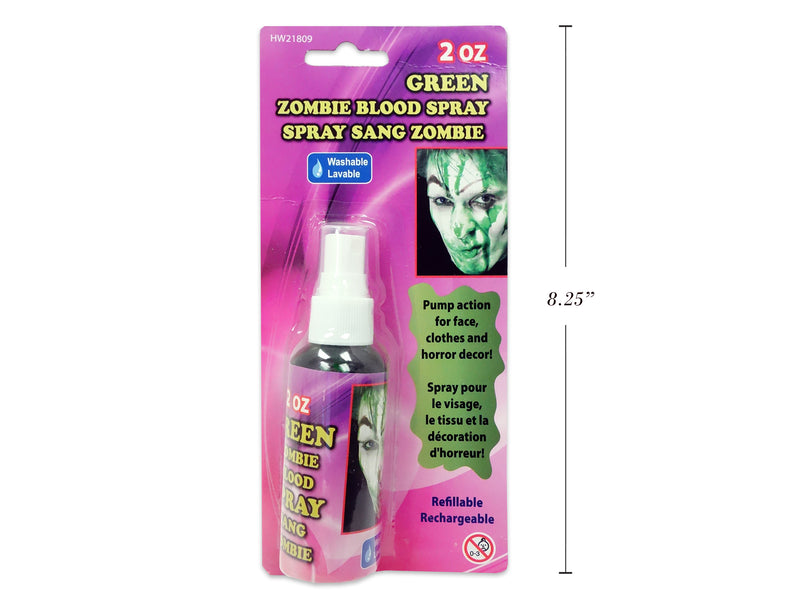Green Zombie Fake Blood Spray