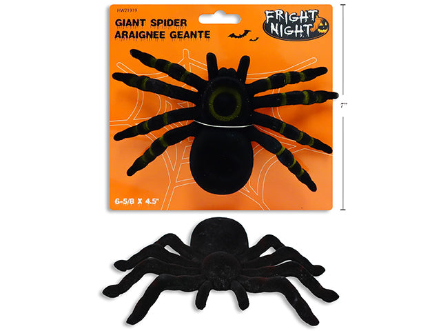 Halloween Flocked Spider Assortment