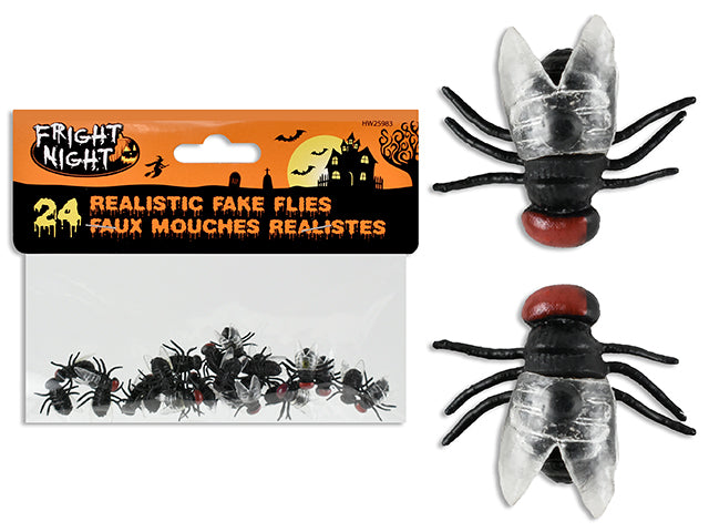 Realistic Fake Flies 24 Pack