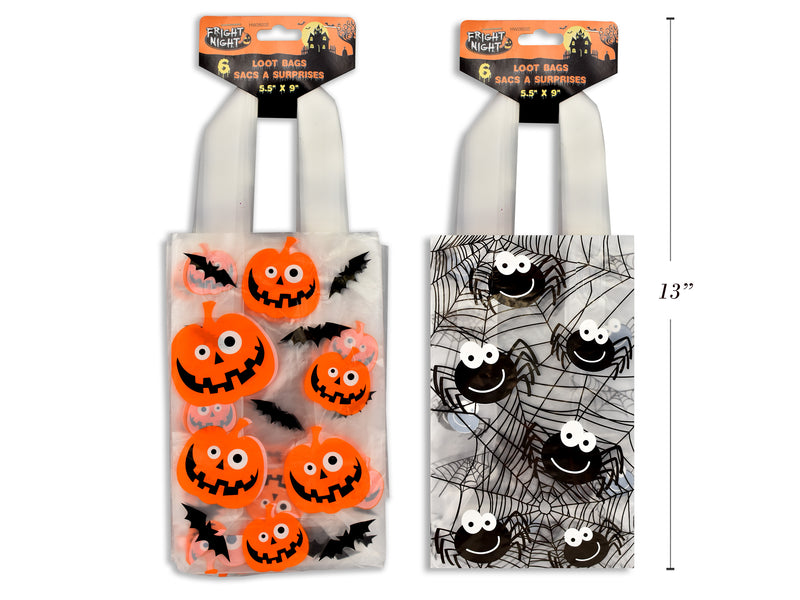 Halloween Loot Bags 6 Pack